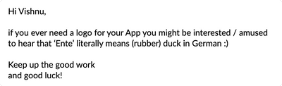 Email from an internet stranger Email from an internet stranger
